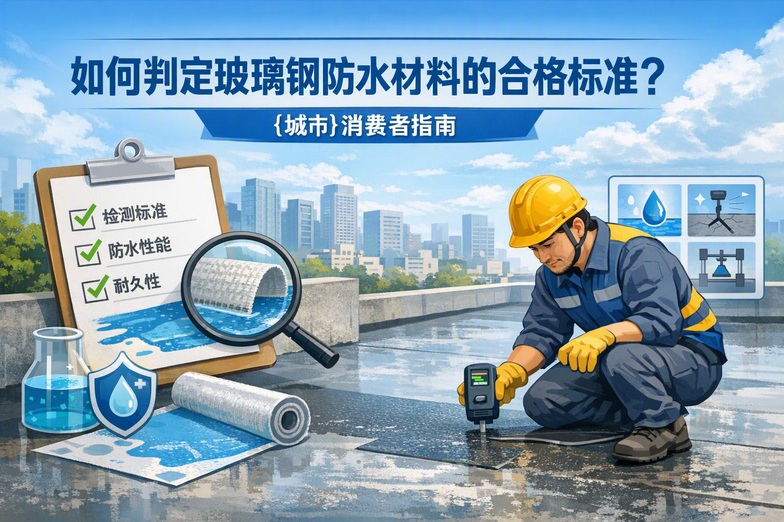 如何判定玻璃钢防水材料的合格标准? 淄博 消费者指南
