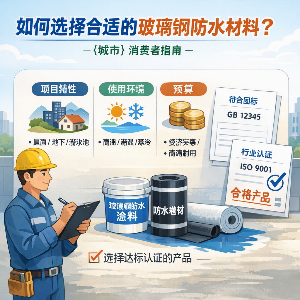 如何判定玻璃钢防水材料的合格标准? 淄博 消费者指南