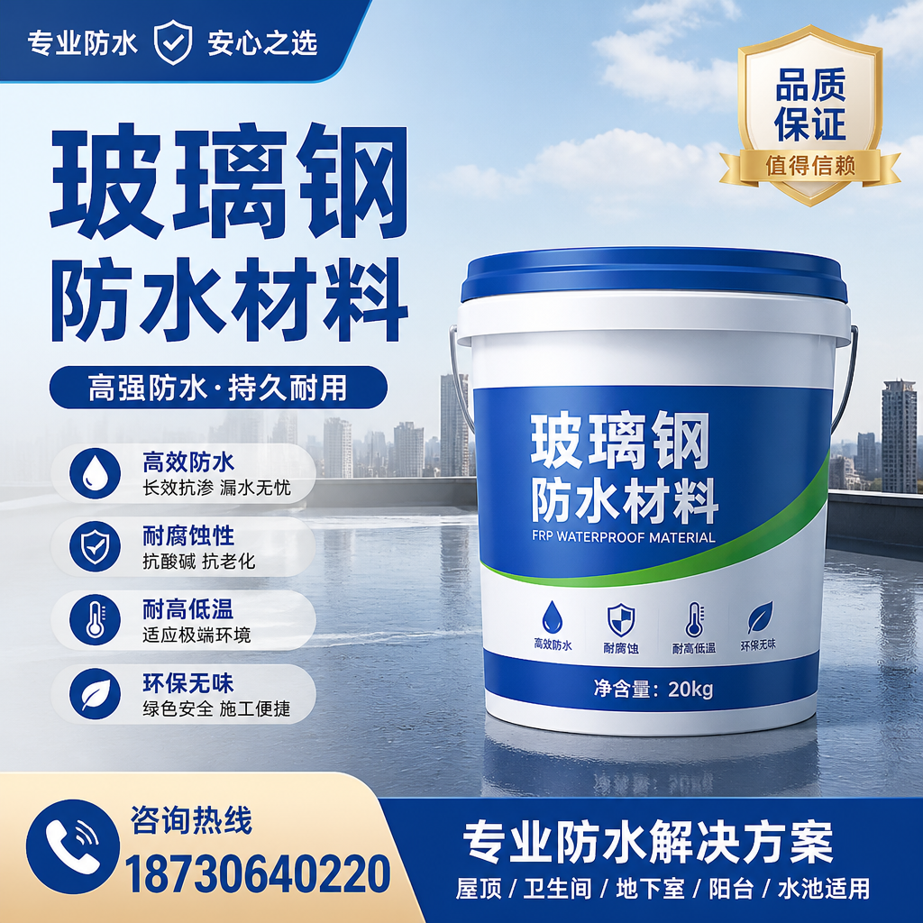 了解玻璃钢防水材料的市场趋势,淄博 企业不可不知